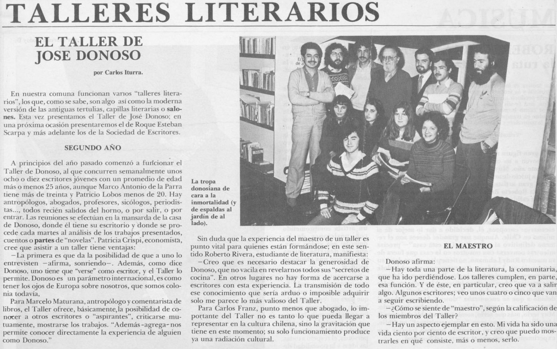 Investigación talleres literarios